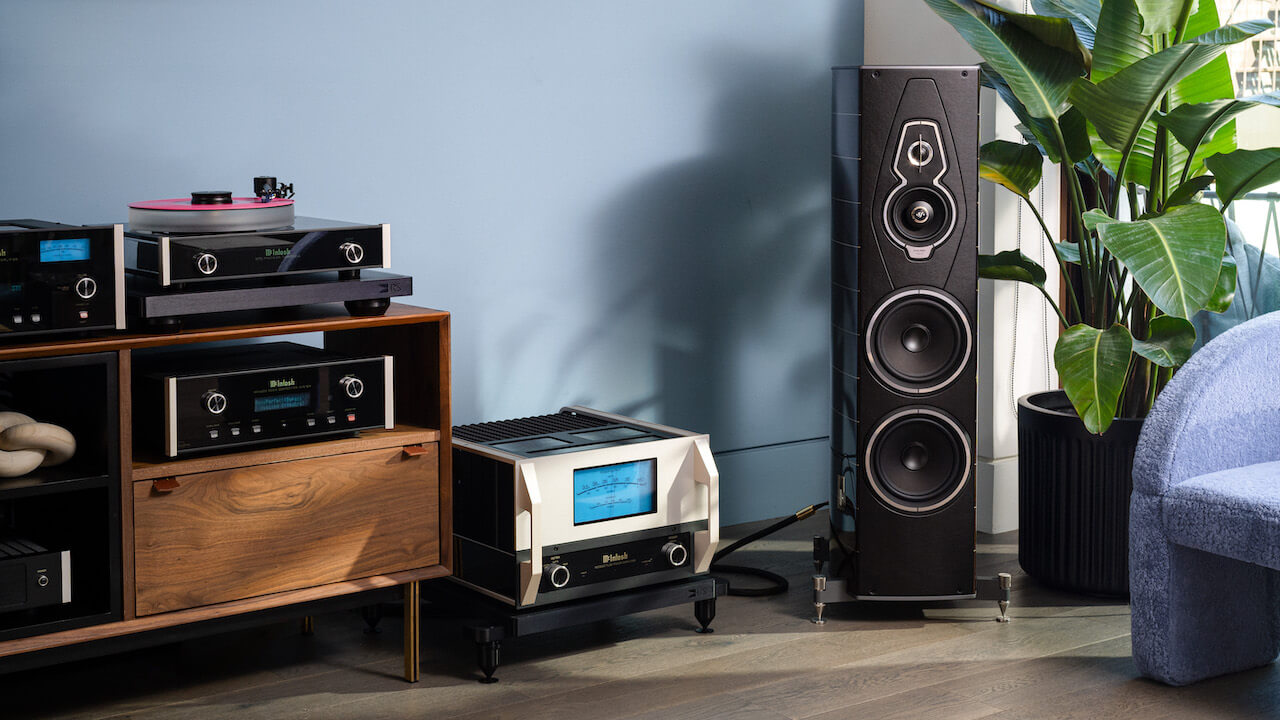 Modern home theater and entertainment space